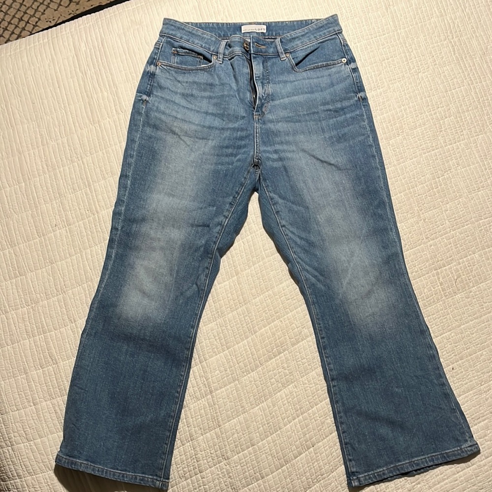 Curvy High Waist Kick Crop jeans